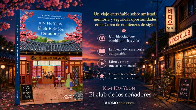 Imagen destacada de El club de los soñadores, de Kim Ho-Yeon, publicada por Duomo Ediciones.