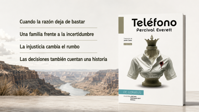 Imagen destacada de Teléfono, de Percival Everett, publicada por De Conatus.